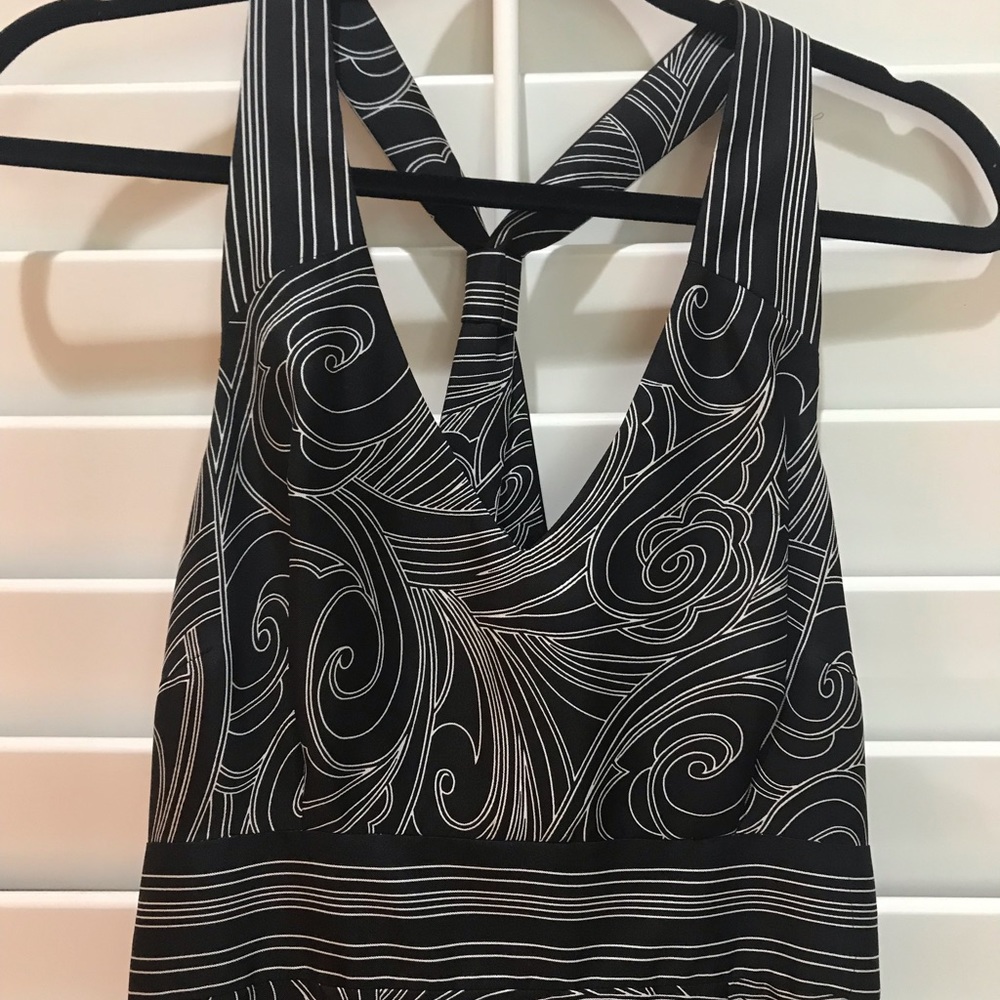Nine West Black and White Silk Dress